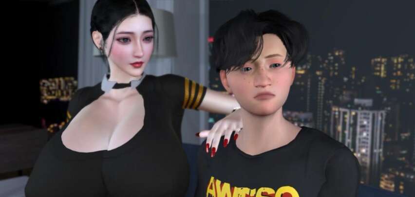 【3D同人视频/全动态/VAM】 Brainocn 8月新作：空姐妈妈的命运 被肥猪校长玩弄的黑丝长腿人妻【1V+5.3G】