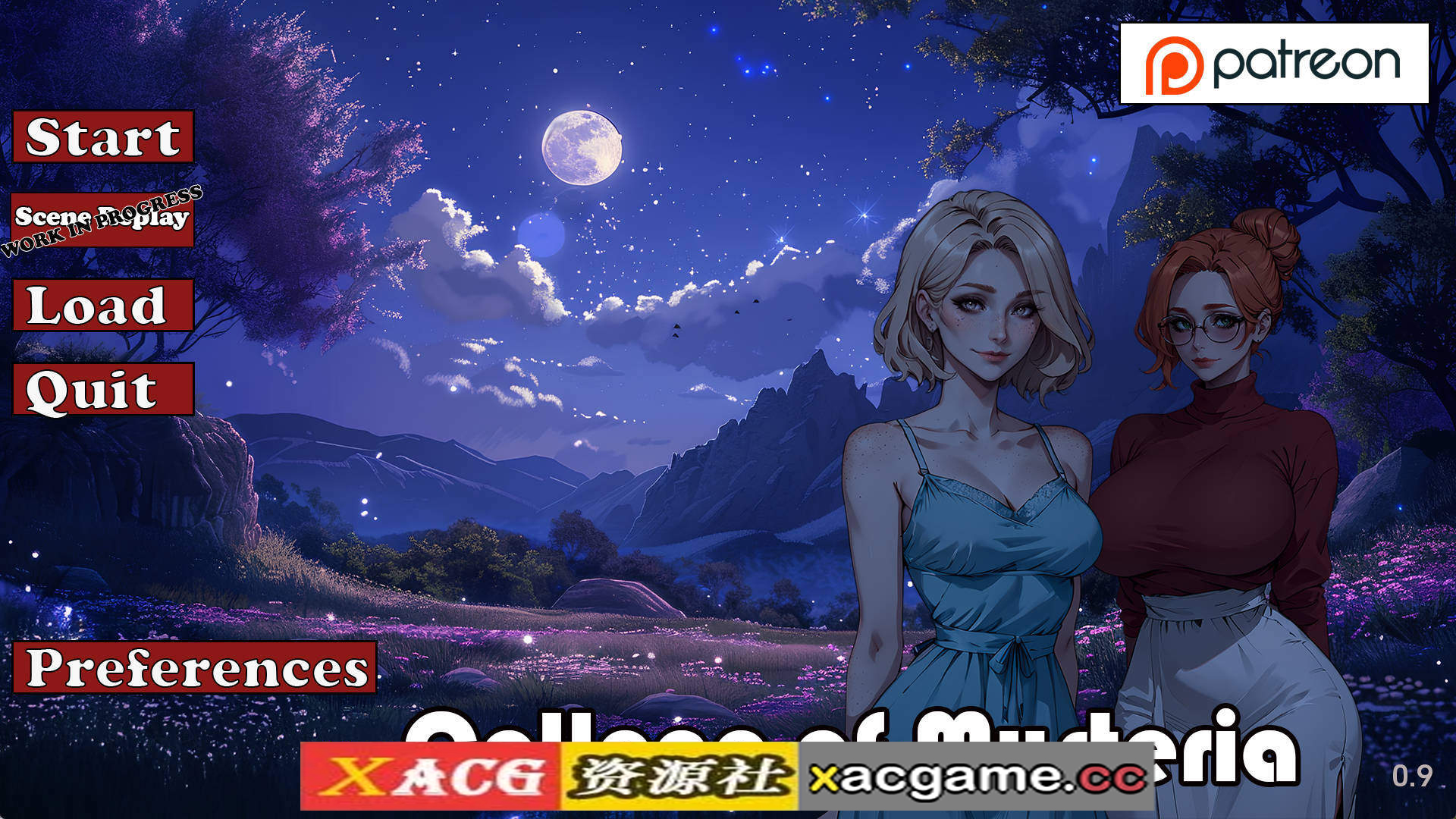 【PC+安卓+IOS/欧美SLG】神秘学院v0.9 AI版【1.91G/汉化/动态/更新】